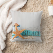 Tropische Zomer van Starfish Beach Kussen (Deken)