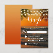 Tropische zomer Zonnestrand Beach Weddenschap RSVP Kaartje (Voorkant / Achterkant)