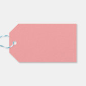 Tropische zomerflamingo Gepersonaliseerd Dank u Cadeaulabel (Achterkant Horizontaal)