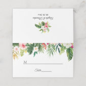 Tropische zomerFloral Weddenschappen (Buitenkant ongevouwen)