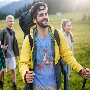 tropische zomergans t-shirt