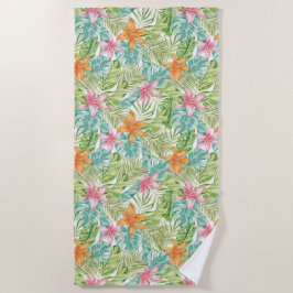 Tropische zomerhanddoek strandlaken