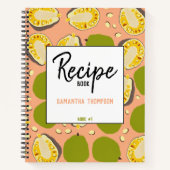 Tropische zomerjassen Patroon - Recipe Cookbook Notitieboek (Voorkant)
