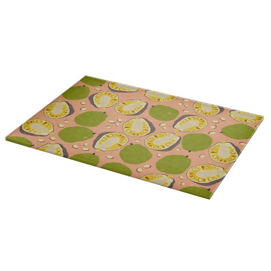 Tropische zomerjassen Pattern - Exotic Fruit Snijplank (Hoek)