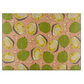 Tropische zomerjassen Pattern - Exotic Fruit Snijplank (Voorkant)