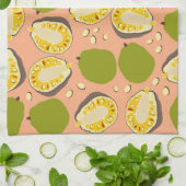 Tropische zomerjassen Pattern - Exotic Fruit Theedoek (Gevouwen)