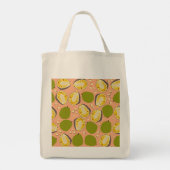 Tropische zomerjassen Pattern - Exotic Fruit Tote Bag (Achterkant)