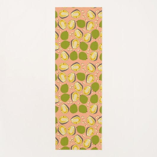 Tropische zomerjassen Pattern - Exotic Fruit Yogamat (Voorkant)