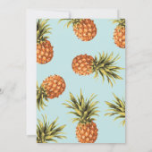 Tropische zomerparen Weddenschap Kaart (Achterkant)