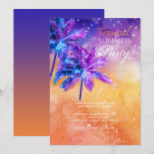 Tropische zomertijd kaart (Voorkant / Achterkant)