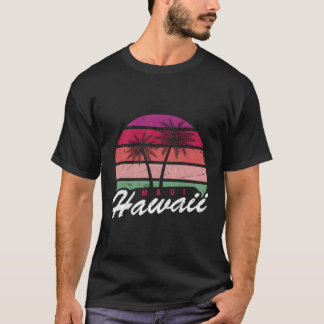 Tropische zomervakantie palmbomen Maui Hawaii T-shirt
