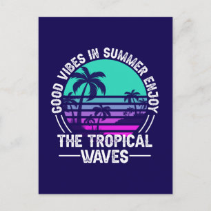 Tropische zomervibes-82646 feestdagenkaart