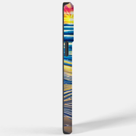 Tropische zon boven de heldere oceaan Case-Mate iPhone case (Achterkant / Rechts)