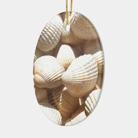 Tropische zonneboringen aan de exotische zee keramisch ornament (Links)