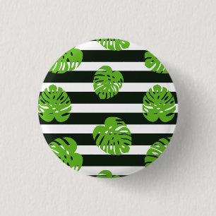 Tropische zonnekunst ronde button 3,2 cm