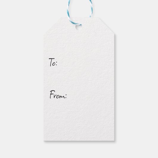 Tropische zonsondergang naar en van cadeaulabel (Achterkant)