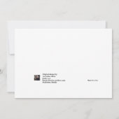 Tropische zonsondergang op het strand kaart (Achterkant)