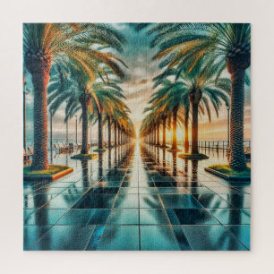 Tropische zonsopgang legpuzzel