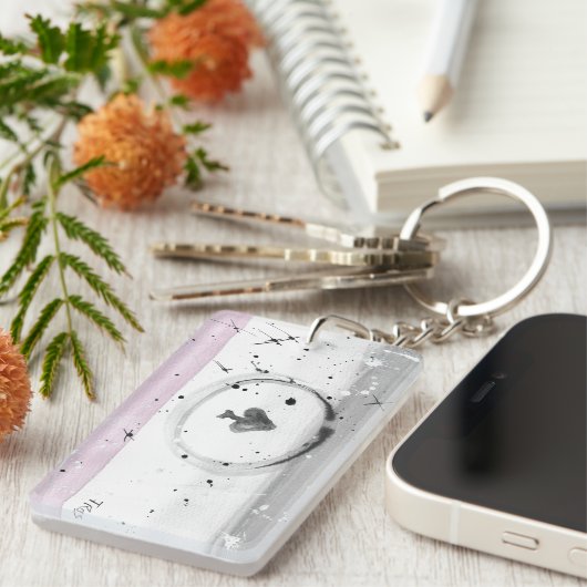 TROS Asexual (Ace) pride sleutelhanger (Voorkant Rechts)