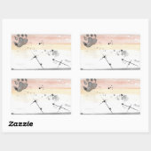 TROS Gay Bear Pride stickers Drapeau (Feuille)