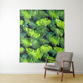 Tros Groene Bladeren Wandkleed (In situ)