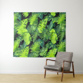 Tros Groene Bladeren Wandkleed (In Situ (horizontaal))