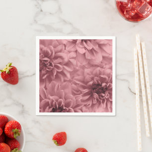 Tros licht mauve Dahlias Servet