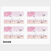 TROS Lipstick Lesbian Pride stickers Drapeau (Feuille)
