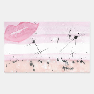 TROS Lipstick Lesbian Pride stickers Drapeau