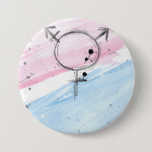 TROS Transgender Pride Button (Kies grootte) (Voorkant)