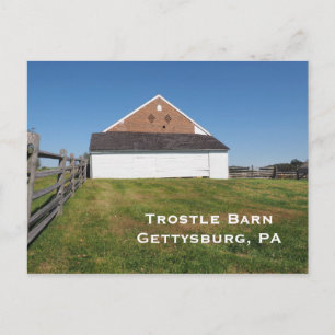 Trostle Barn in Gettysburg PA Briefkaart
