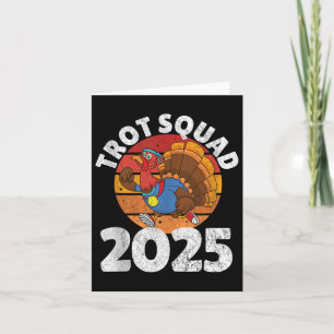 Trot Squad 2025, Thanksgiving Turkije Running Runn Kaart