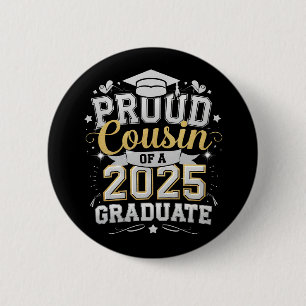 Trote Cousine Van Een Afgestudeerde In 2025 Afstud Ronde Button 5,7 Cm