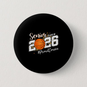 Trote Neef 2026 Senior Basketbal Ontwerp Ronde Button 5,7 Cm