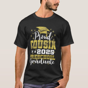 Trote neef van afgestudeerde kleuter 2025 afstuder t-shirt