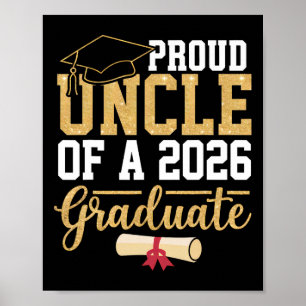 Trote Oom Van Een Afgestudeerde Van 2026 Senior Cl Poster