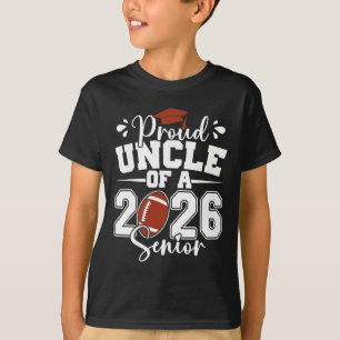 Trote Oom Van Een Afgestudeerde Voetbalspeler In 2 T-shirt