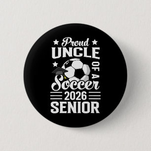 Trote Oom Van Een Voetbal Afgestudeerde 2026 Ronde Button 5,7 Cm