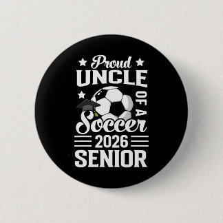 Trote Oom Van Een Voetbal Afgestudeerde 2026  Ronde Button 5,7 Cm