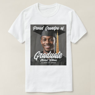 Trote Opa van Afgestudeerde Foto Afstuderen T-shirt