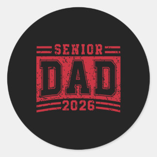 Trote Papa 2026 Afstudeerproces Trots Vader Afgest Ronde Sticker