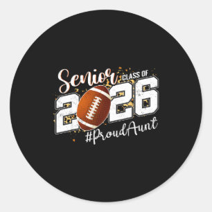 Trote Tante 2026 Senior Voetbal Ronde Sticker