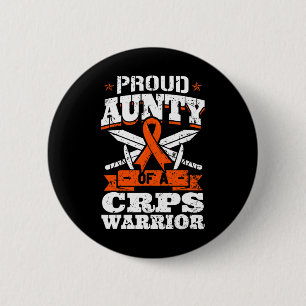 Trote Tante Van Een Crps Krijger Rsd Bewustzijnsli Ronde Button 5,7 Cm