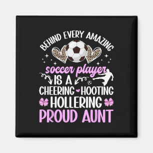 Trote Tante Van Een Voetballer Tante Voetbal Tante Magneet
