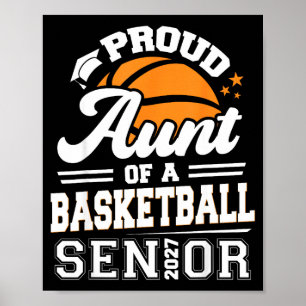 Trote tante van eindexamenstudent basketbal 2027 poster