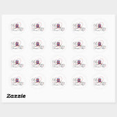 Trots 82e Airborne Vrouw Hart Ronde Sticker (Vel)