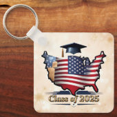 Trots Afstuderen 2025 Sleutelhanger (Voorkant)