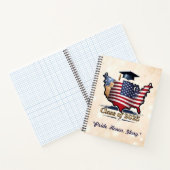 "Trots Afstuderen USA Style" Notitieboek (Binnen)