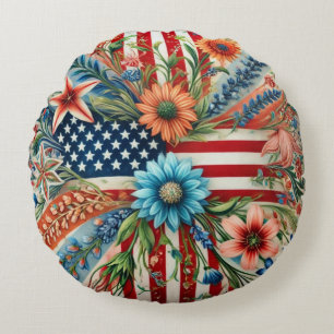 Trots Amerikaans kussen. Rond Kussen
