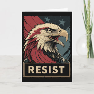 Trots Amerikaanse democratie - Anti Trump - Retro Kaart